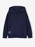 Sweat à capuche garçon marine+rouge chiné - vertbaudet enfant 