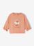 Long-sleeved sweatshirt for baby girls apricot - vertbaudet enfant 