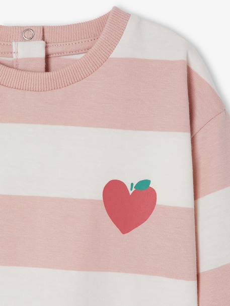 Long-sleeved T-shirt for baby girls rosy - vertbaudet enfant 