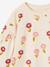 Short sweatshirt dress for girls ecru+olive - vertbaudet enfant 