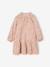 Short dress for girls ecru+khaki - vertbaudet enfant 