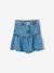 Jupe denim fille volantée bleu jean - vertbaudet enfant 