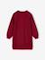 Sweatshirt dress for girls red - vertbaudet enfant 