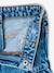 Frilled denim skirt for girls denim blue - vertbaudet enfant 