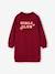 Sweatshirt dress for girls red - vertbaudet enfant 