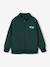 Sweat zippé garçon col camionneur marine+rouge+vert sapin - vertbaudet enfant 