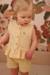 Set of top and short pale yellow - vertbaudet enfant 