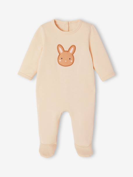 Pack of 2 sleepsuits for baby ecru - vertbaudet enfant 