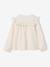 Long-sleeved shirt for girls vanilla - vertbaudet enfant 