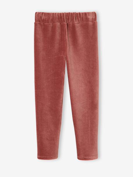 Leggings for girls anthracite+dusky pink - vertbaudet enfant 