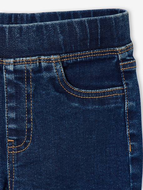 Denim Treggings for Girls bleached denim+deep blue+medium blue - vertbaudet enfant 