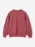 Sweatshirt with round neck for girls mauve+pale pink - vertbaudet enfant 
