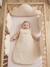 Customisable organic muslin sleeveless baby sleeping bag IN THE CLOUDS ecru - vertbaudet enfant 