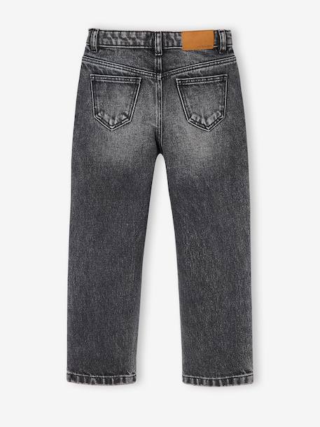 Mom Fit Jeans for Girls denim grey+light blue+medium blue - vertbaudet enfant 