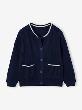 Fille-Gilet fille manches longues