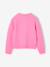Button-through cardigan with long sleeves for girls blue+bordeaux red+rose - vertbaudet enfant 