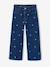 Embroidered Susan wide-leg jeans for girls bleached denim+deep blue+denim blue+medium blue - vertbaudet enfant 