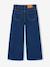 Embroidered Susan wide-leg jeans for girls bleached denim+deep blue+denim blue+medium blue - vertbaudet enfant 
