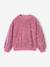 Sequinned Sweatshirt for Girls mauve+turquoise - vertbaudet enfant 