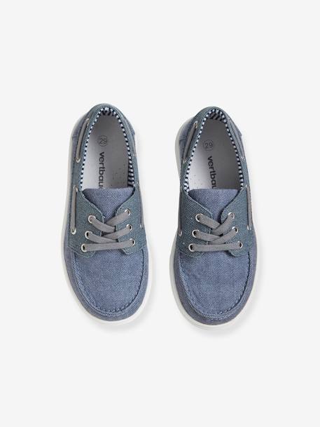 Boat Shoes for Boys Blue - vertbaudet enfant 