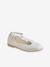 T-Strap Ballet Pumps for Girls Light Pink+White - vertbaudet enfant 