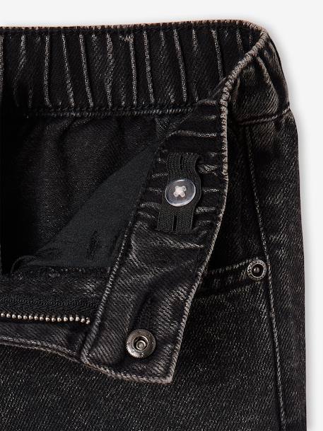 Loose-fit jeans for boys black+double stone - vertbaudet enfant 