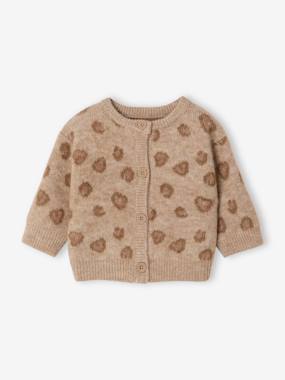 -Buttoned cardigan for baby girls