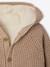 Baby hooded knitted cardigan marl beige - vertbaudet enfant 