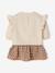 Long-sleeved dress for baby girls vanilla - vertbaudet enfant 