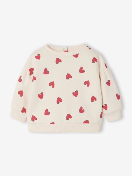 Sweatshirt for baby ecru - vertbaudet enfant 