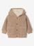 Baby hooded knitted cardigan marl beige - vertbaudet enfant 