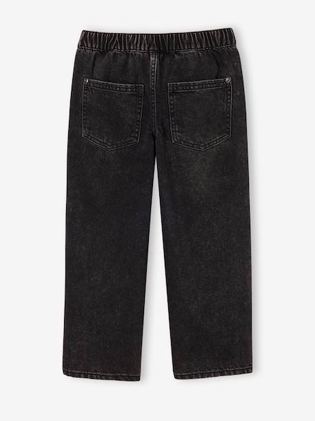 Loose-fit jeans for boys black+double stone - vertbaudet enfant 