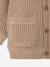 Baby hooded knitted cardigan marl beige - vertbaudet enfant 