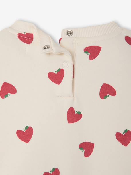 Sweat bébé fille écru - vertbaudet enfant 