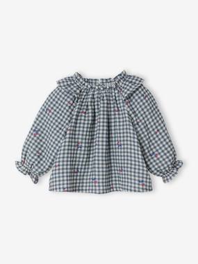 -Long-sleeved blouse for baby girls