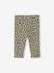 Legging bébé léopard en maille côtelée anthracite+taupe+vert sauge - vertbaudet enfant 