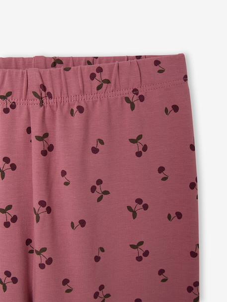 Printed Leggings for Girls almond green+aqua green+blue+ink blue+mauve+printed green+printed pink - vertbaudet enfant 