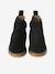 Leather Boots for Girls beige+black+bronze+brown+cocoa+golden yellow+green+navy blue+old rose - vertbaudet enfant 
