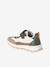 Baskets enfant garçon synthétique à scratchs bleu imprimé+kaki+lot beige+lot bleu - vertbaudet enfant 