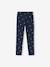 Printed Leggings for Girls almond green+aqua green+blue+ink blue+mauve+printed green+printed pink - vertbaudet enfant 