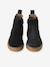 Boots enfant fille cuir zippées camel+marine+noir+or - vertbaudet enfant 