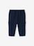Twill Cargo Trousers for Babies navy blue+olive - vertbaudet enfant 