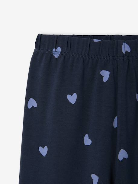 Printed Leggings for Girls almond green+aqua green+blue+ink blue+mauve+printed green+printed pink - vertbaudet enfant 