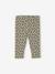 Legging bébé léopard en maille côtelée anthracite+taupe+vert sauge - vertbaudet enfant 