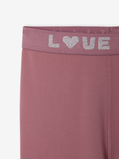Essential Leggings for Girls anthracite+old rose+sage green - vertbaudet enfant 