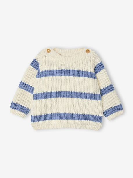 3-piece knitwear set for newborn boys blue - vertbaudet enfant 