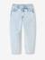 Jean ballon fille bleu moyen+denim bleached - vertbaudet enfant 