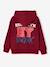 Sweat à capuche garçon marine+rouge chiné - vertbaudet enfant 