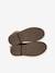 Boots enfant fille cuir et glitter zippées camel+marine - vertbaudet enfant 