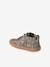 Soft leather lace-up ankle boots for baby's first steps brown+dark brown+fuchsia+rose - vertbaudet enfant 